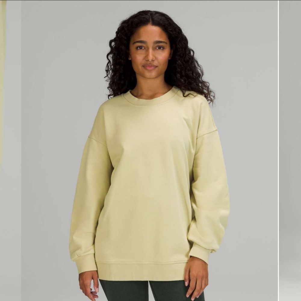 lululemon Perfectly Oversized Crewneck in Dew Green